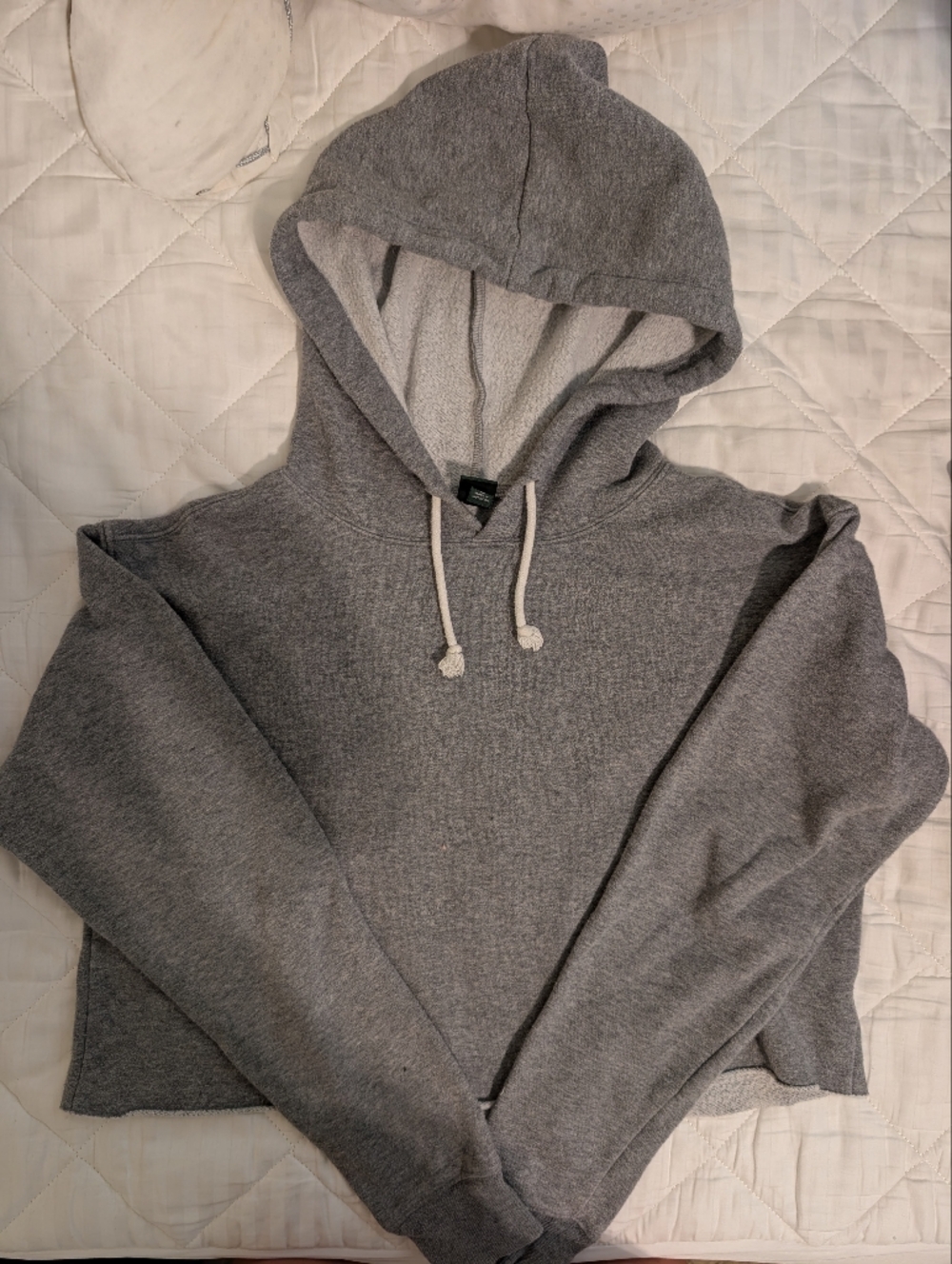 wild fable Gray Hooded Sweatshirt with Drawstring